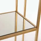 Volně stojící ocelové a skleněné police na knihovnu Elegantní design – Noralea Viadurini