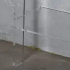 Knihovna do obývacího pokoje z průhledného akrylového křišťálu 2 velikosti - Parotta Viadurini