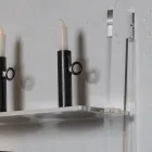 Knihovna do obývacího pokoje z průhledného akrylového křišťálu 2 velikosti - Parotta Viadurini