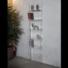 Knihovna do obývacího pokoje z průhledného akrylového křišťálu 2 velikosti - Parotta Viadurini