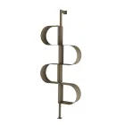 Vertikální knihovna Fatima z lakovaného kovu s nastavitelnými nohami Viadurini