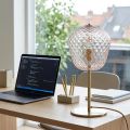Velká benátská skleněná stolní lampa v různých barvách, vyrobená v Itálii - Elisia