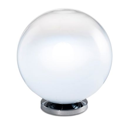 Stolní lampa Isotta ze skla a kovu ve dvou velikostech, vyrobená v Itálii Viadurini