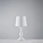 Dřevěná lampa se stínidlem vyrobeným v Itálii pro interiérové dekorace - Siena Viadurini