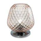 Malá ručně foukaná skleněná stolní lampa vyrobená v Itálii - Elisia  Viadurini