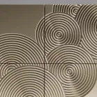 5dveřová příborník z lakovaného MDF s ručně gravírovanou a dokončenou dekorací - Krab Viadurini