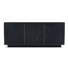 Příborník se 3 dveřmi a lakovanou a laminovanou konstrukcí Made in Italy - Ferrara Viadurini