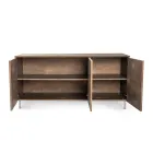 Příborník se 3 melaminovými dvířky a nohami z plexiskla Made in Italy - Mickey Mouse Viadurini