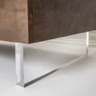 Příborník se 3 melaminovými dvířky a nohami z plexiskla Made in Italy - Mickey Mouse Viadurini