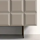 Vnitřní příborník se 2 kostkovanými dvířky Vyrobeno v Itálii - Elisabetta Viadurini