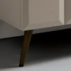 Vnitřní příborník se 2 kostkovanými dvířky Vyrobeno v Itálii - Elisabetta Viadurini