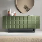 Vnitřní příborník se 3 kostkovanými dvířky vyrobený v Itálii - Elisabetta Viadurini