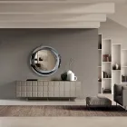 Vnitřní příborník se 4 kostkovanými dvířky vyrobený v Itálii - Elisabetta Viadurini