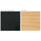 Příborník do obývacího pokoje se 2 nebo 3 dveřmi v přírodní jasanové úpravě Made in Italy - Zehra Viadurini