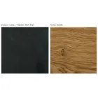 Příborník do obývacího pokoje se 3 dvířky v povrchové úpravě country vázaný dub Made in Italy - Arne Viadurini