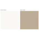 Příborník do obývacího pokoje se 4 dveřmi z bílého skla a norkové povrchové úpravy Made in Italy - Eva Viadurini