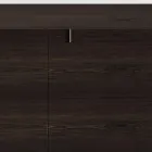 Dřevěný příborník se skleněnou konstrukcí Made in Italy - Azuki Viadurini