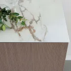 Příborník do obývacího pokoje s ocelovou základnou a melaminovou konstrukcí - Adriel Viadurini