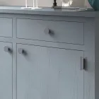 Příborník do obývacího pokoje z masivního jedlového dřeva 4 přihrádky Made in Italy - Pascual Viadurini