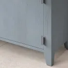 Příborník do obývacího pokoje z masivního jedlového dřeva 4 přihrádky Made in Italy - Pascual Viadurini