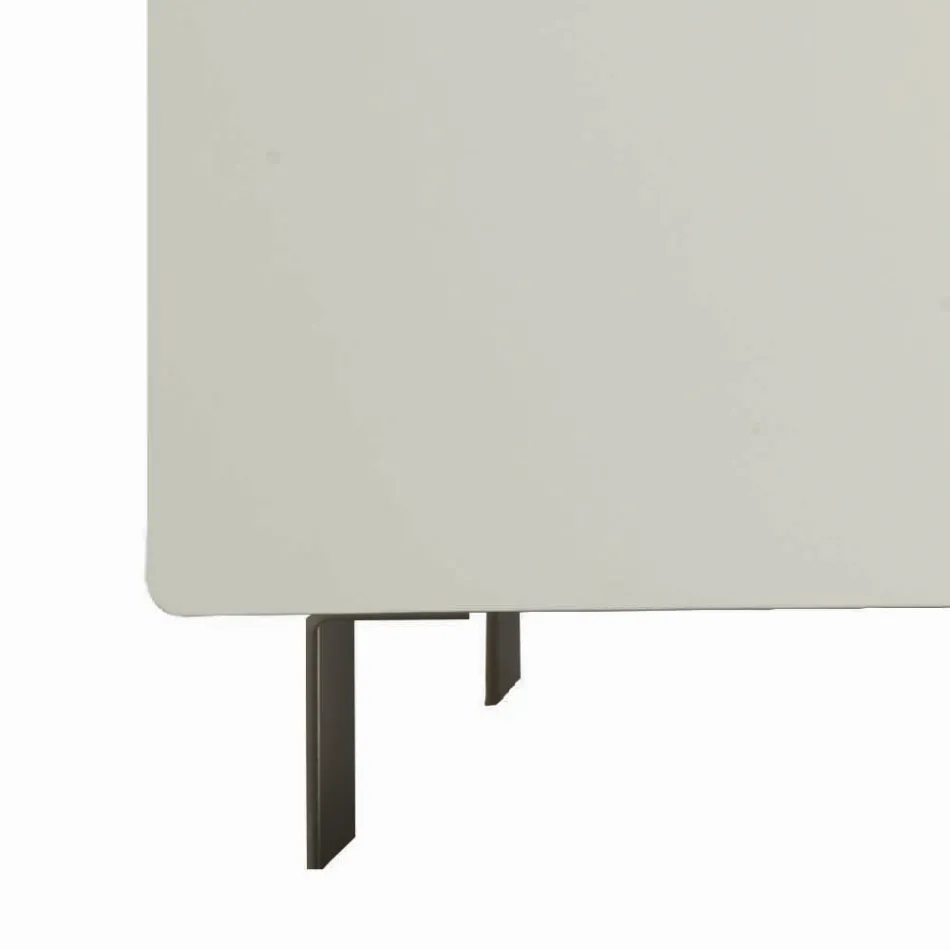 Příborník do obývacího pokoje z Mdf a podpěra pro 4 nohy Made in Italy - Teresina Viadurini