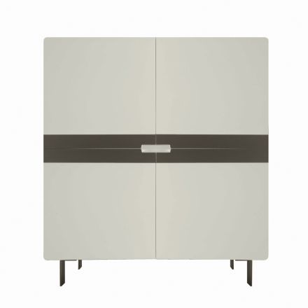 Příborník do obývacího pokoje z Mdf a podpěra pro 4 nohy Made in Italy - Teresina Viadurini