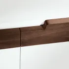 Příborník do obývacího pokoje se 4 dveřmi v bílé barvě s povrchem Canaletto Made in Italy – jakýkoli Viadurini