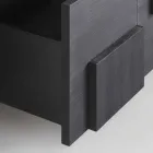 konstrukce komoda leštěný modřínového dřeva tepelně zpracován Azalea Viadurini