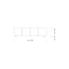 Příborník z jasanového dřeva ručně vyráběný v Itálii - vynikající Viadurini