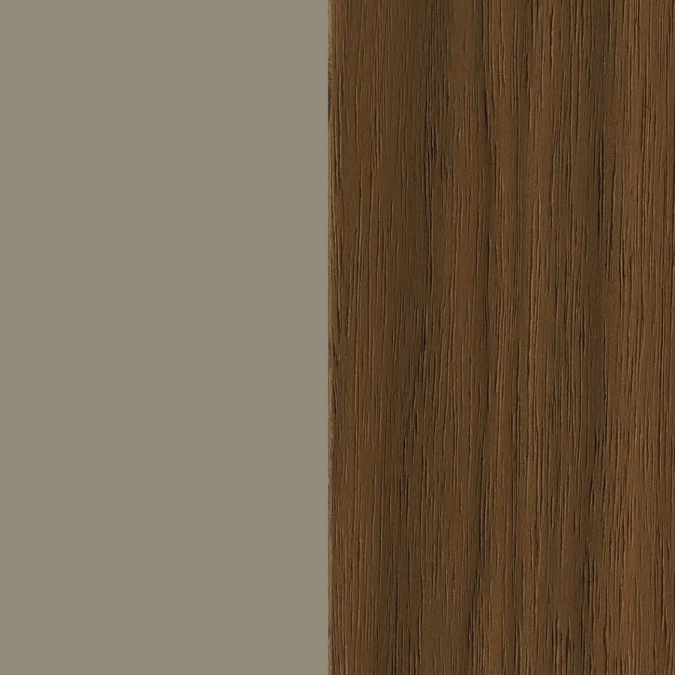 Příborník z lakovaného dřeva, 2 dveře, 3 zásuvky, křivočarý italský design – Celio Viadurini