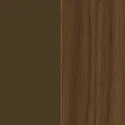 Příborník z lakovaného dřeva, 2 dveře, 3 zásuvky, křivočarý italský design – Celio Viadurini