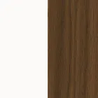 Příborník z lakovaného dřeva, 2 dveře, 3 zásuvky, křivočarý italský design – Celio Viadurini