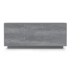 Příborník z lakovaného dřeva se 2 nebo 3 keramickými dvířky Vyrobeno v Itálii - Fiorenza Viadurini