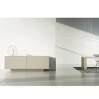 Mdf příborník s podstavcem a zdobenými dvířky Made in Italy - Deodara Viadurini