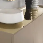 Madia v melaminu a Mdf s laminátovými vložkami Made in Italy - Gordita Viadurini