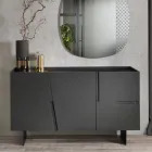 Madia v melaminu a Mdf s laminátovými vložkami Made in Italy - Gordita Viadurini