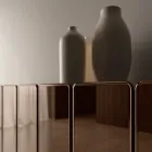 Moderní zrcadlový dřevěný příborník s elegantním designem vyrobený v Itálii - Ester Viadurini