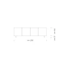 Moderní příborník z dýhovaného jasanového dřeva Made in Italy - Galassia Viadurini