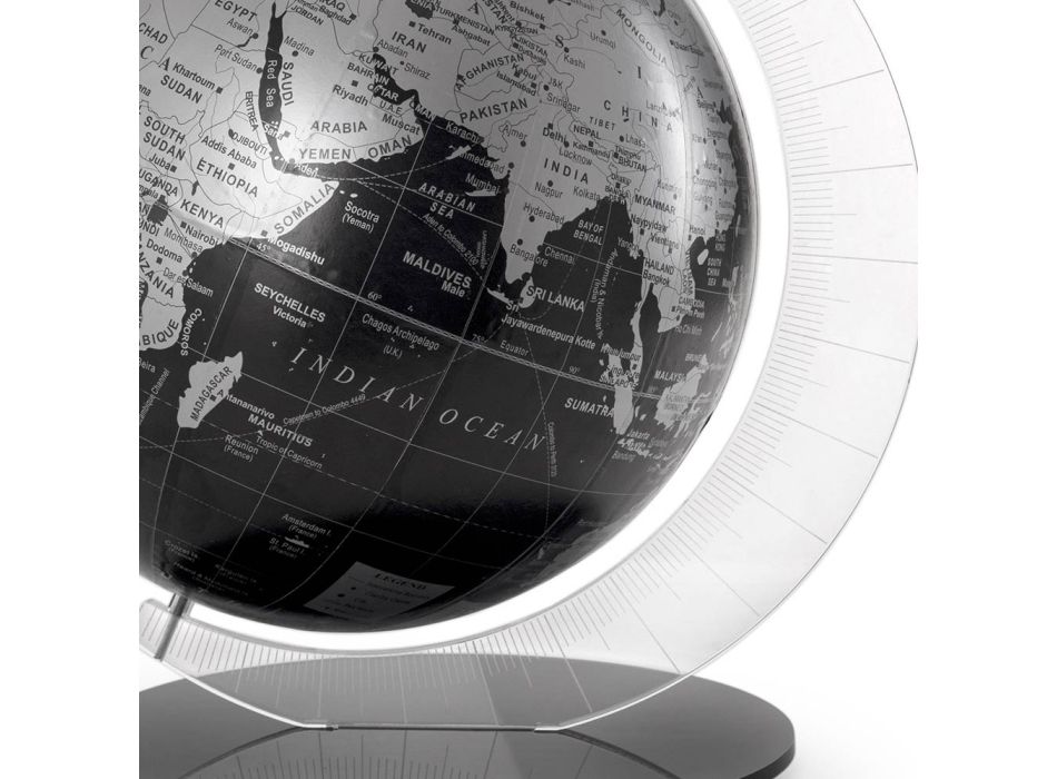 Moderní stolní koule v designu z plexiskla Made in Italy - Mappondo Viadurini