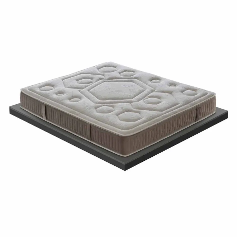 Single Matrace in Memory Vitaminic High 25 cm Vyrobeno v Itálii - oranžové Viadurini