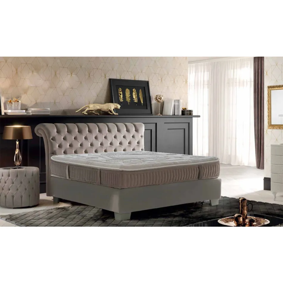 Jedna a půl matrace v paměti Vitamín H 25cm Vyrobeno v Itálii - oranžové Viadurini