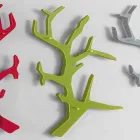 Nástěnná police z plexiskla s háčky na kabáty vyrobená v Itálii - neon Viadurini