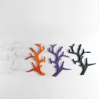 Nástěnná police z plexiskla s háčky na kabáty vyrobená v Itálii - neon Viadurini