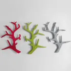 Nástěnná police z plexiskla s háčky na kabáty vyrobená v Itálii - neon Viadurini