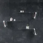 Designová police z průhledného akrylového křišťálu Made in Italy - Teride Viadurini