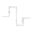 Transparentní police na předměty z plexiskla Made in Italy - Mufasa Viadurini