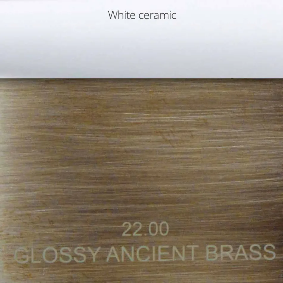 Klasický mixér na podlahovou vanu z mosazi vyrobený v Itálii - Panico Viadurini