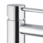 Koupelnová umyvadlová baterie z chromované mosazi bez odtoku vyrobené v Itálii - Ermia Viadurini