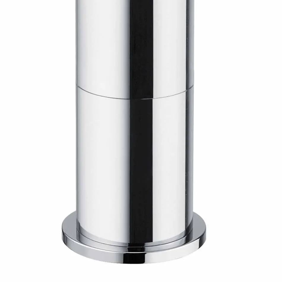 Koupelnová umyvadlová baterie z chromované mosazi bez odtoku vyrobené v Itálii - Ermia Viadurini