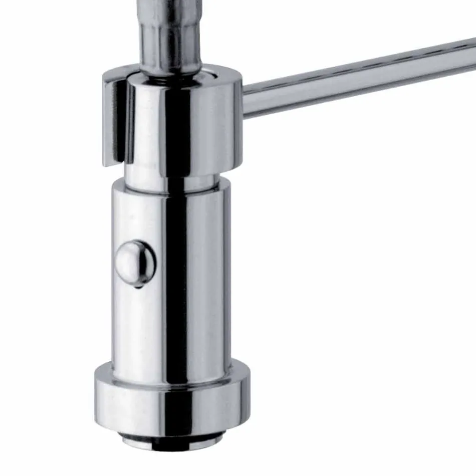 Kuchyňská dřezová baterie s nastavitelnou mosaznou trubkou vyrobenou v Itálii - Cory Viadurini